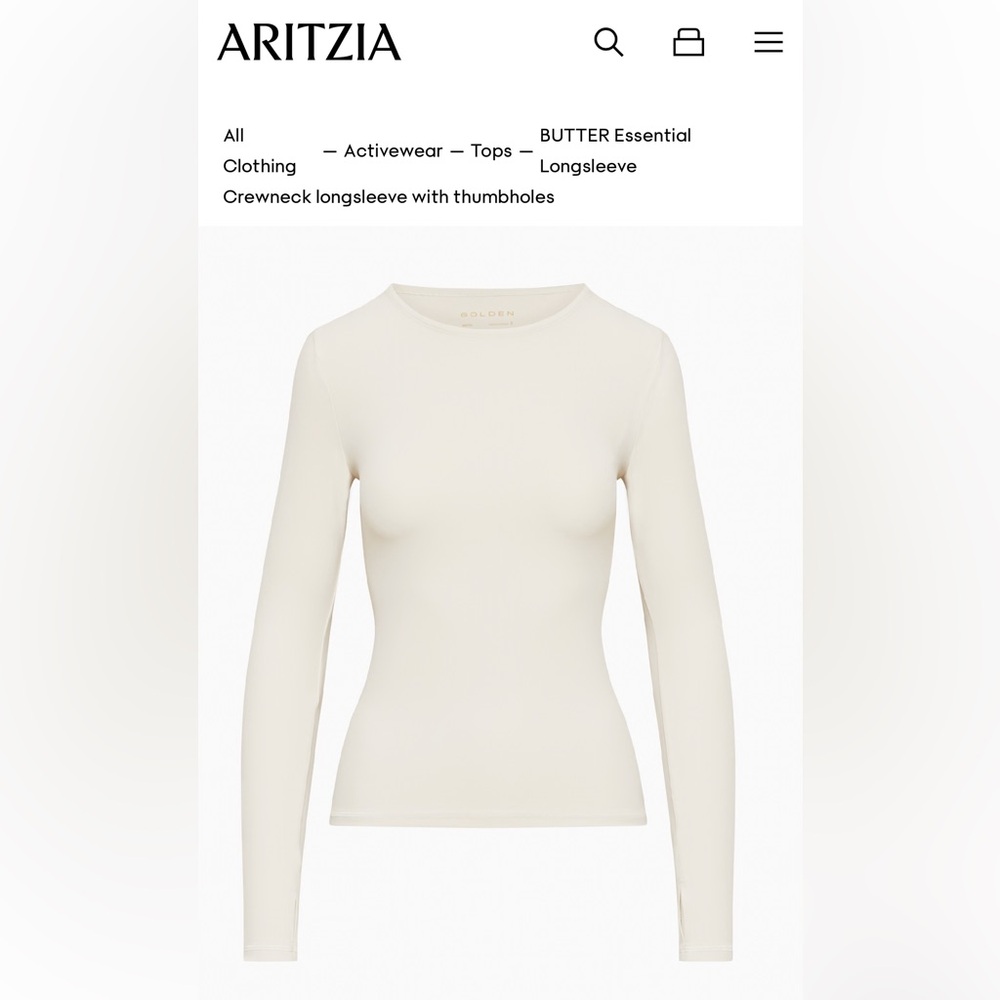 Golden BUTTER Essential Longsleeve Matte Pearl